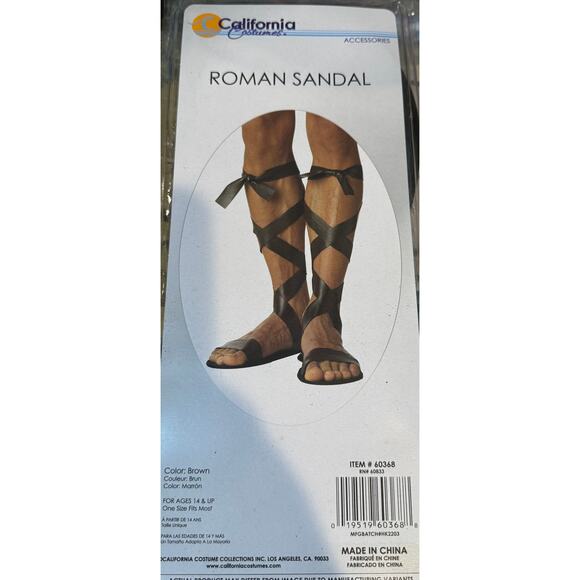 Party Toga NIP Halloween costume sandals included! Large Extra Large L XL - Picture 3 of 5